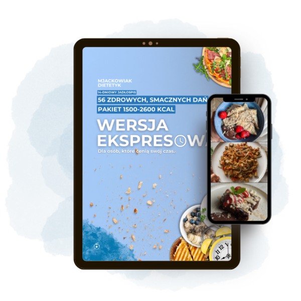 Jadłospis 14-Dniowy ekspresowy (1500-2600 kcal) - Wszystkie kaloryczności