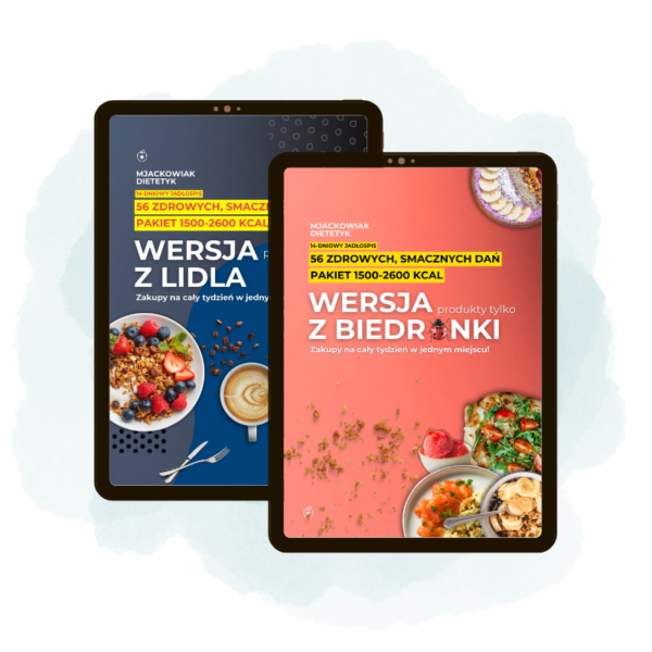 Pakiet Diet. Jadłospis "Z Lidla" oraz "Z Biedronki".